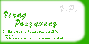 virag poszavecz business card